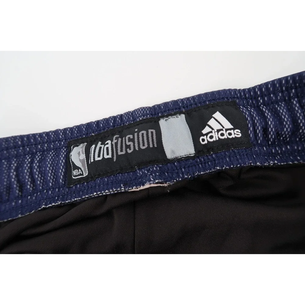 Adidas Golden State Warriors Mens 42 3XL Navy NBA Fusion Shorts‎ Player Issued